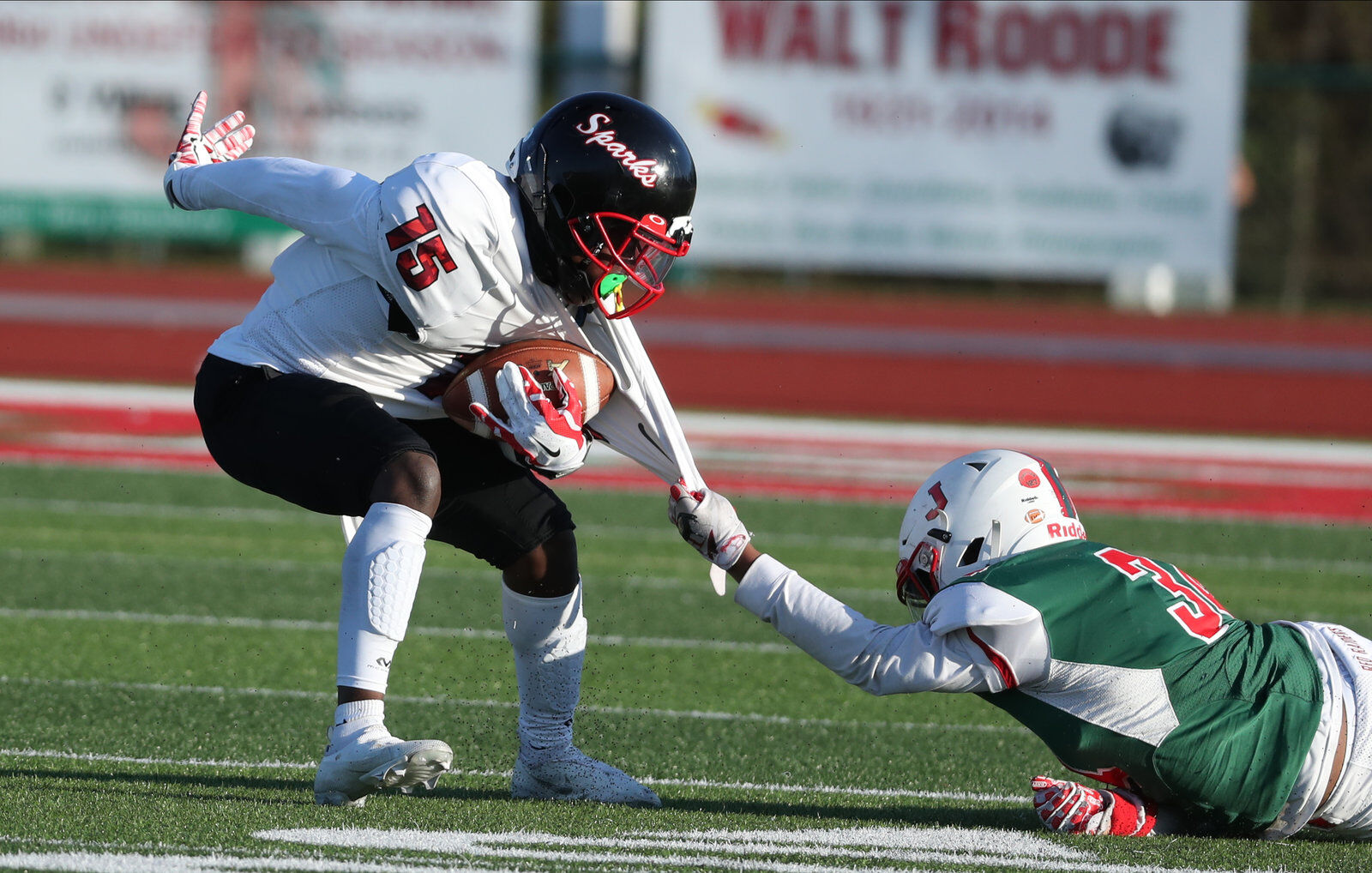 Section VI Class A football championship between Jamestown and South Park